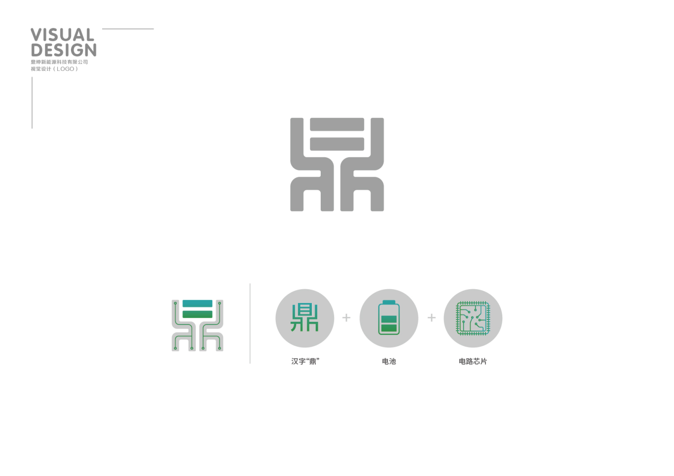 鼎紳新能源logo設計圖1