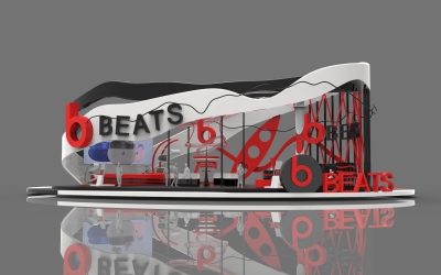 beats耳機展廳設計
