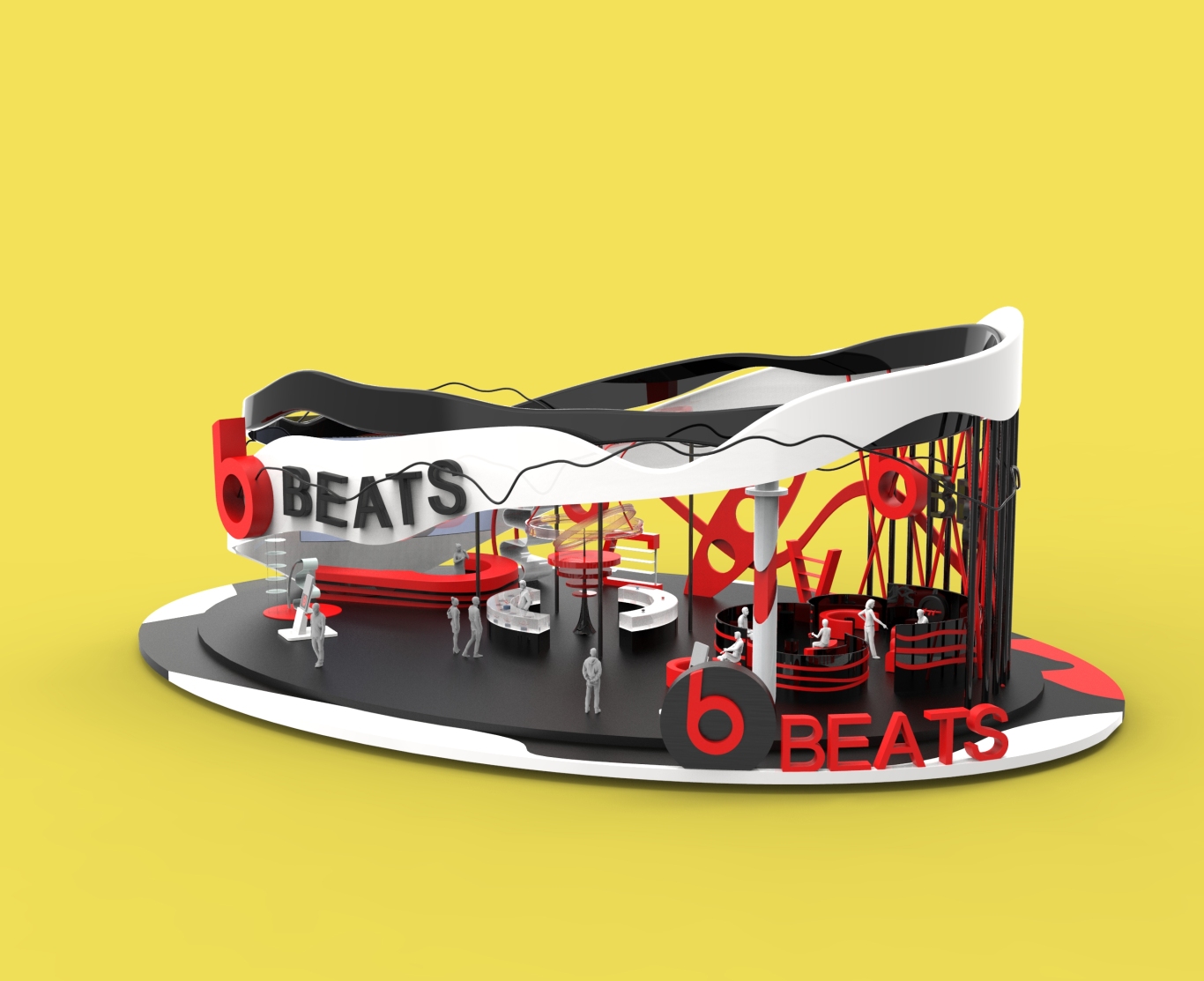 beats耳机展厅设计图4