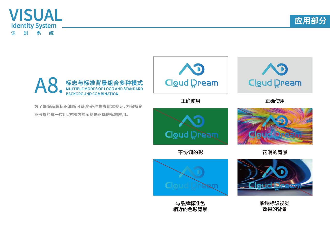 Cloud DreamVIS视觉识别系统手册图9