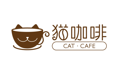貓咖啡LOGO設計
