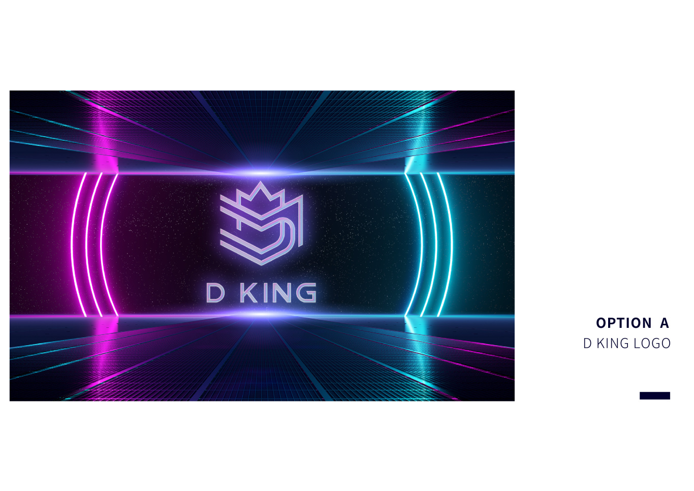 D KING 酒吧logo设计图3