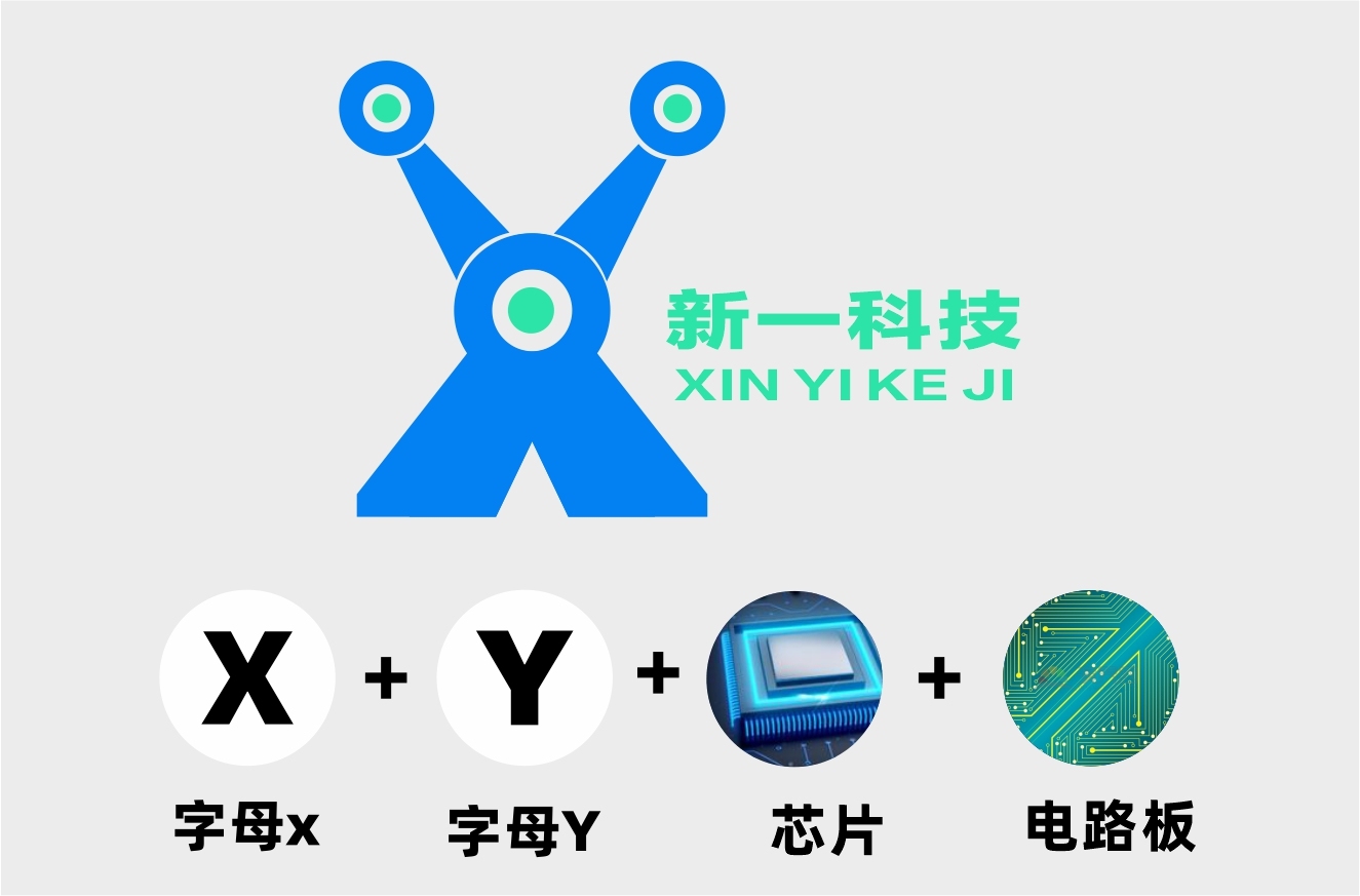 新一科技logo設計圖1