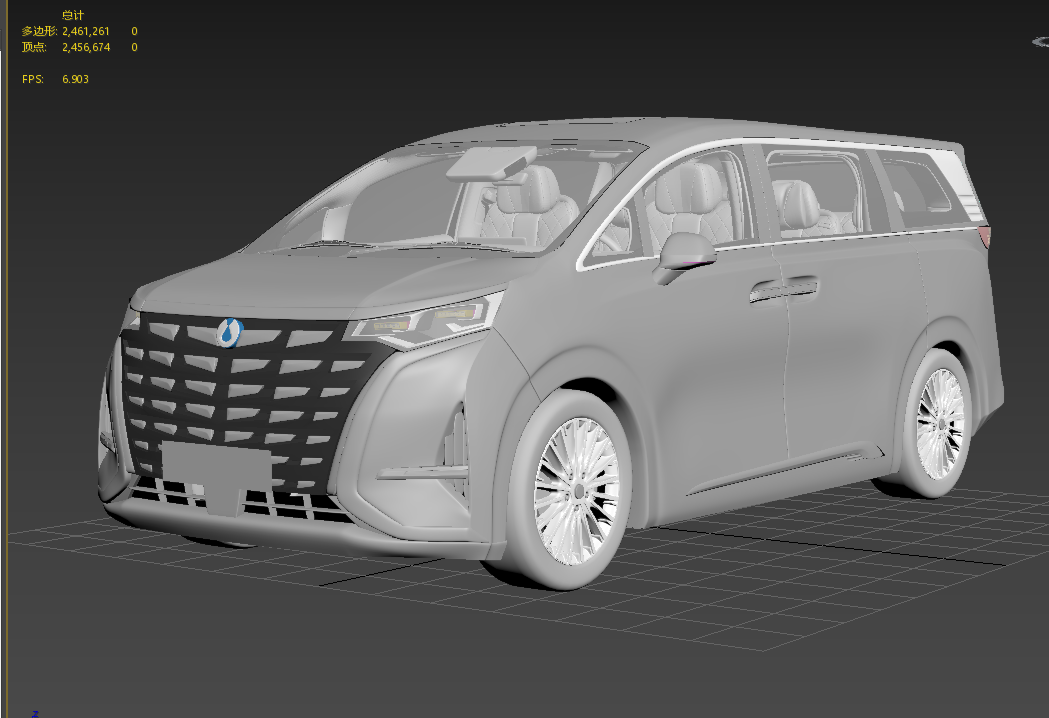 汽车3D建模图5