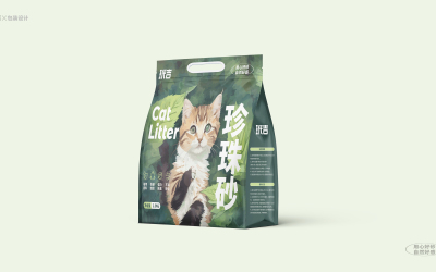 玳吉愛寵貓砂包裝設計