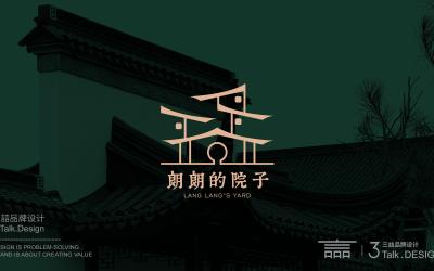 朗朗的園子-酒店民宿logo設...