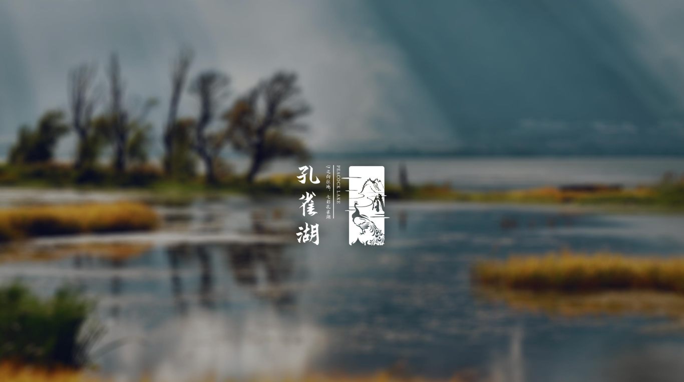 孔雀湖國家旅游度假區LOGO設計圖3