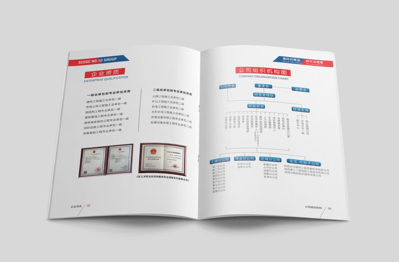 陕西建工集团企业画册设计图4