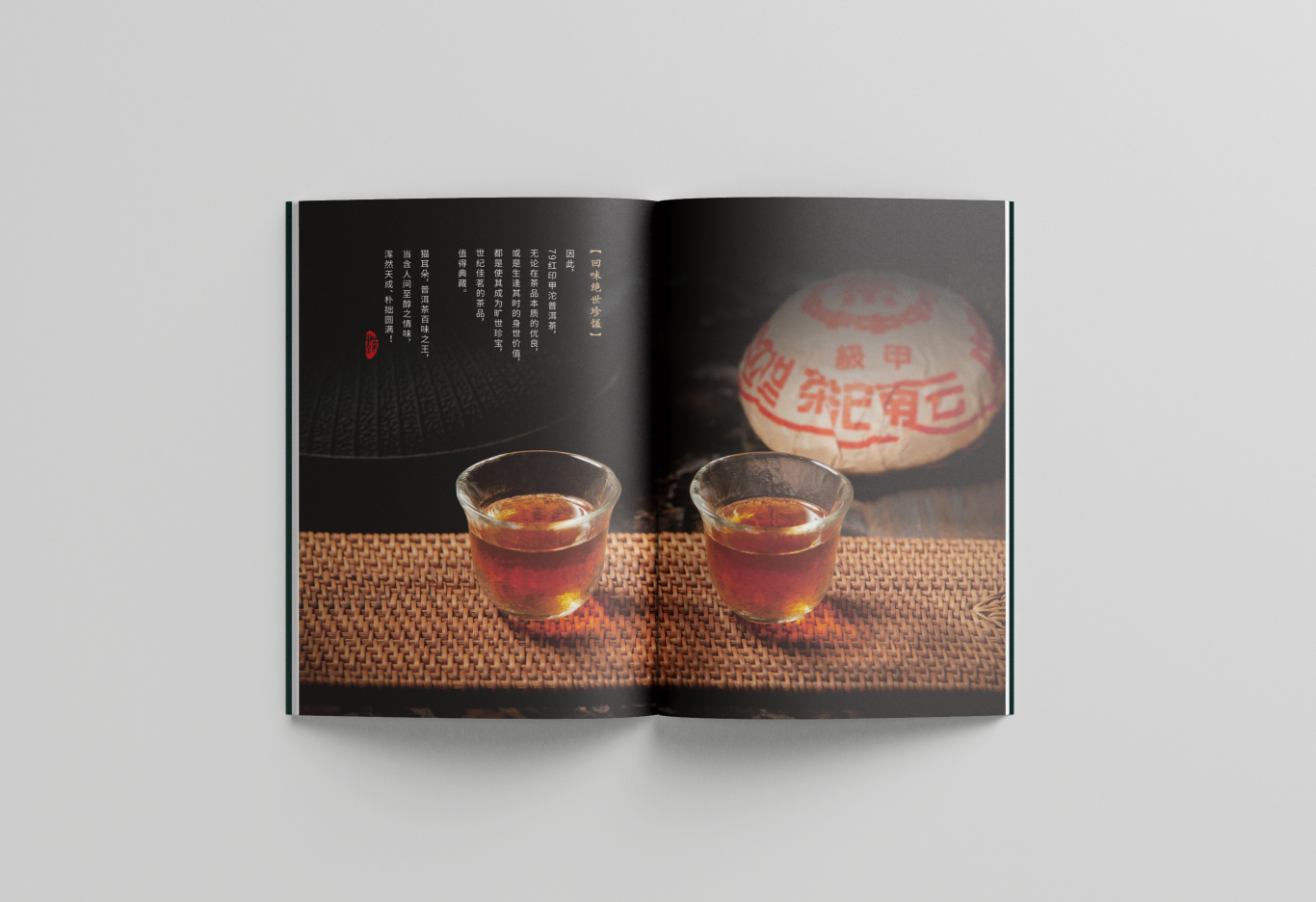 普洱茶-猫耳朵产品手册设计图9