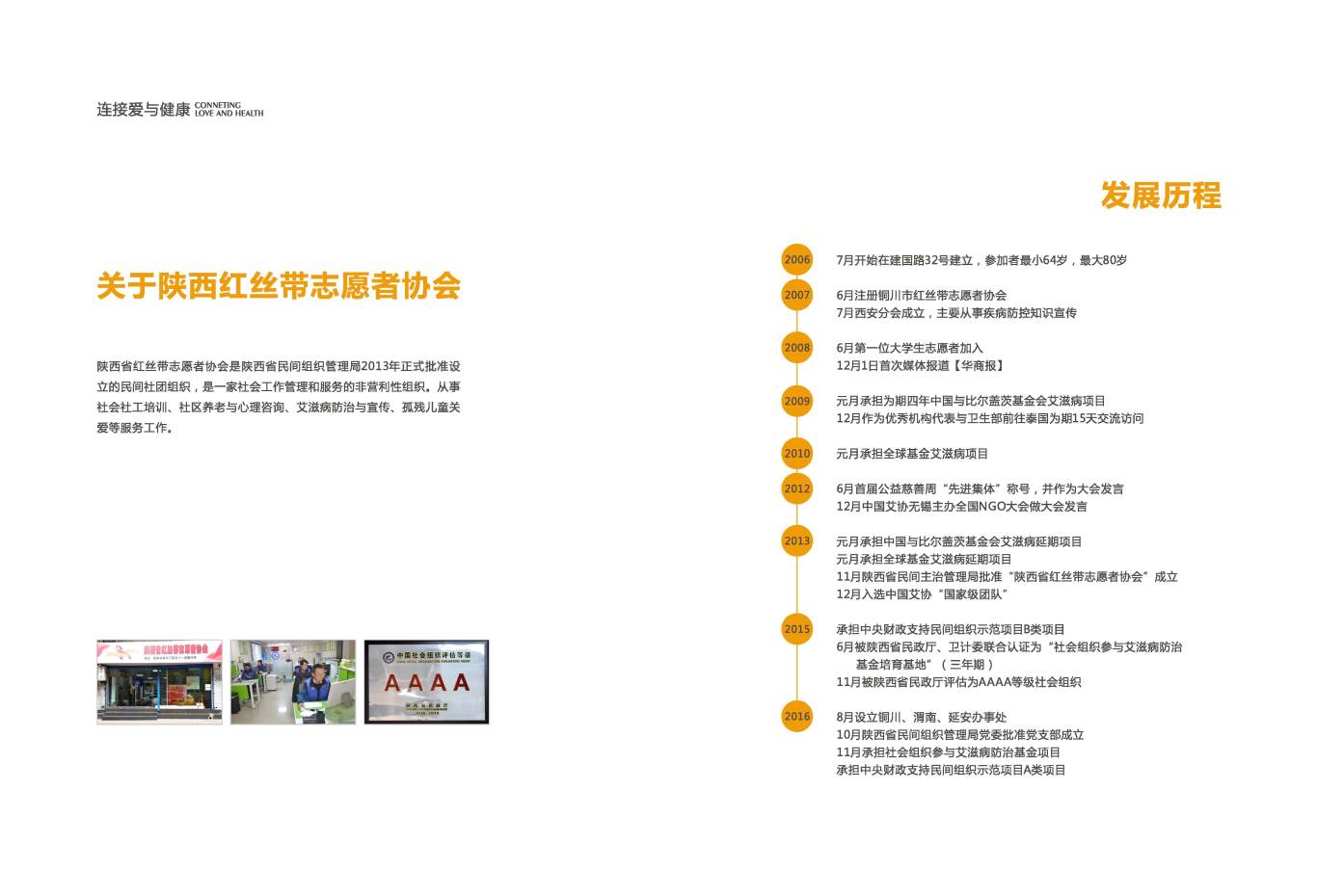 陕西省红丝带志愿者协会 宣传册图2
