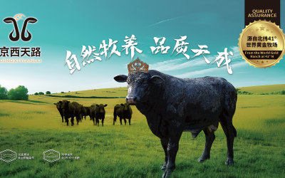 京西農牧生鮮牛肉品牌包裝整體設...