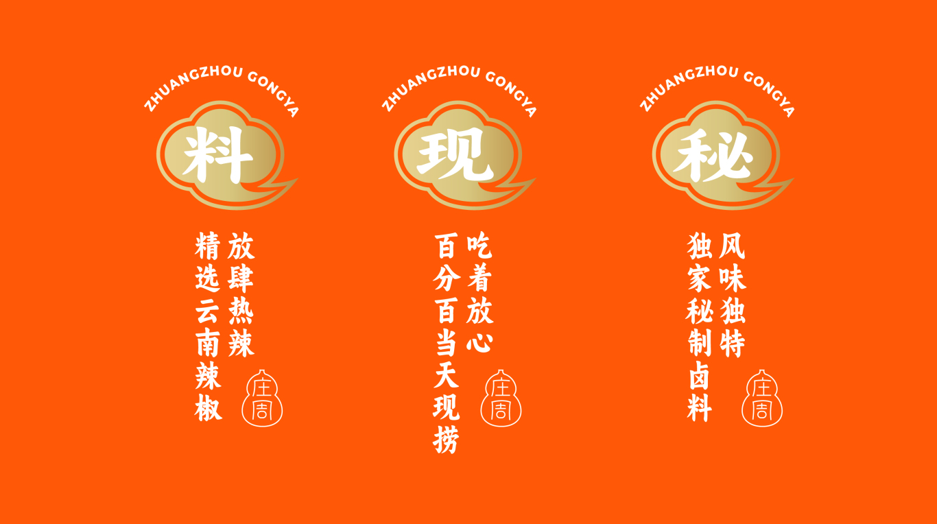 庄周贡鸭餐饮品牌LOGO及IP设计图20