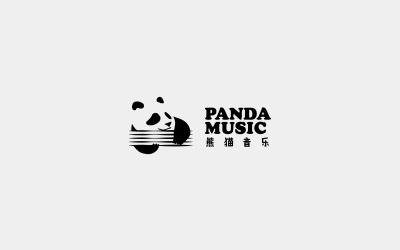 熊貓音樂培訓機構logo設計