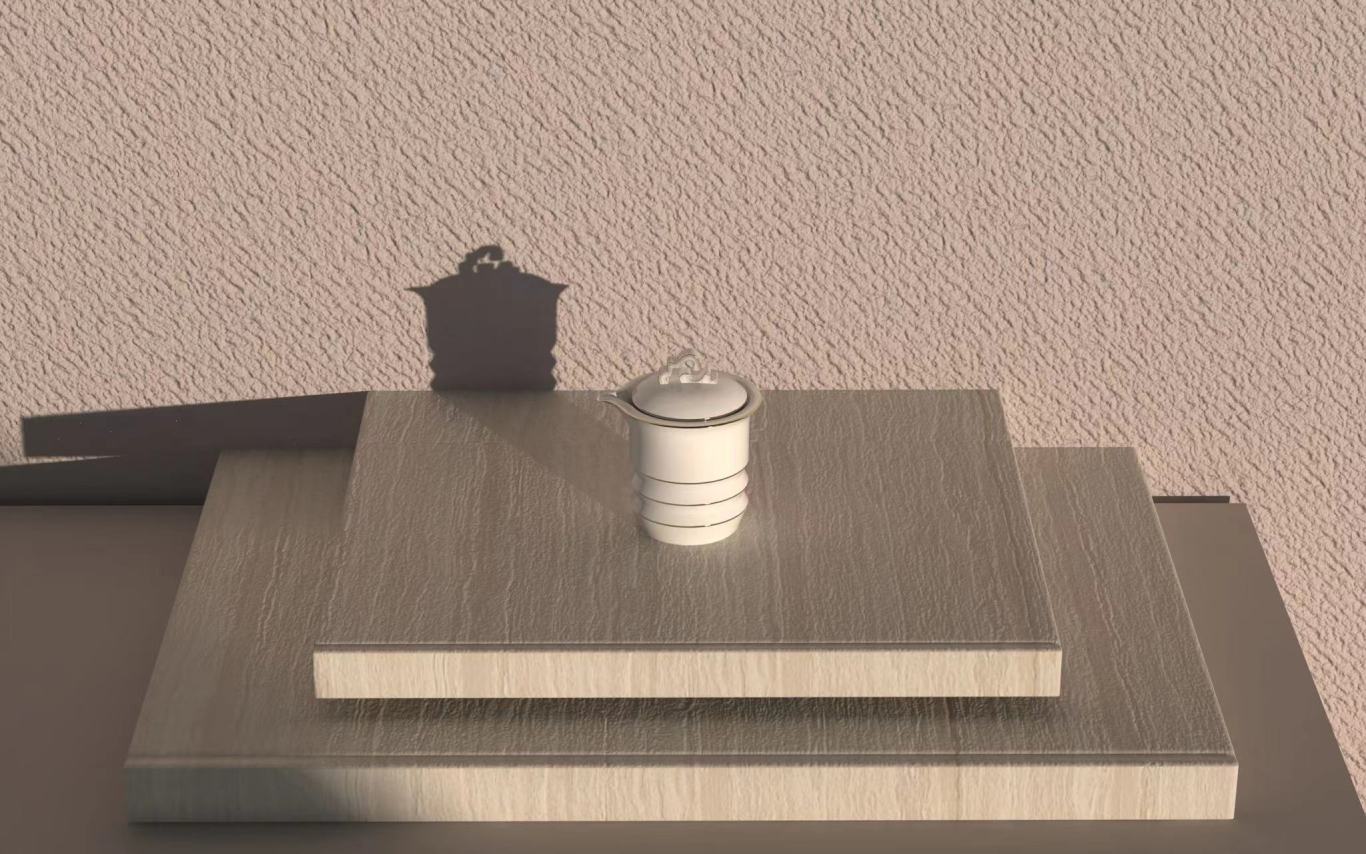 “纸灯笼”--陶瓷茶具设计图3