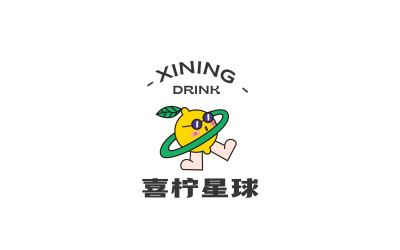 喜檸星球（茶飲店logo）
