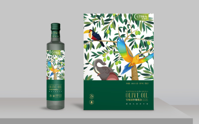 橄欖油禮盒包裝創意設計