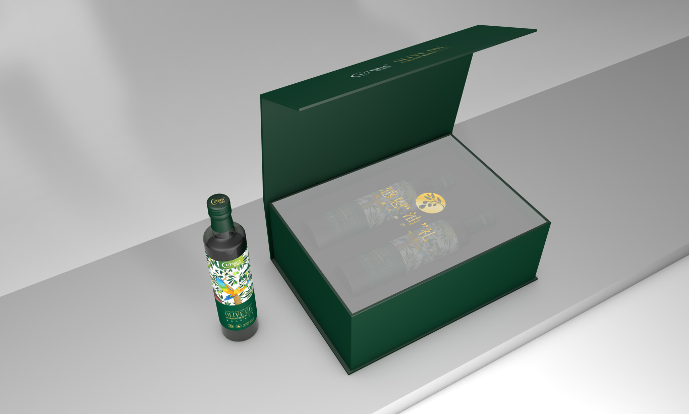 橄欖油禮盒包裝創意設計圖3