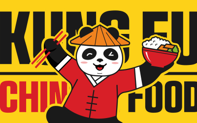 KUNG FU Chinese food丨海外簡餐品牌設計