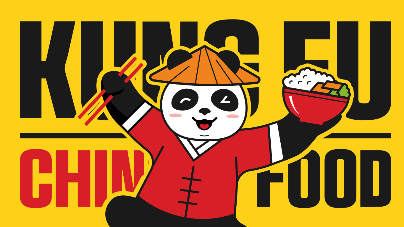 KUNG FU Chinese food丨海外簡餐品牌設計圖0