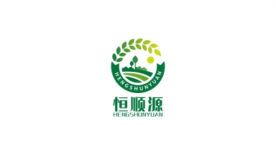 田園風格圖形標-食品類logo設計