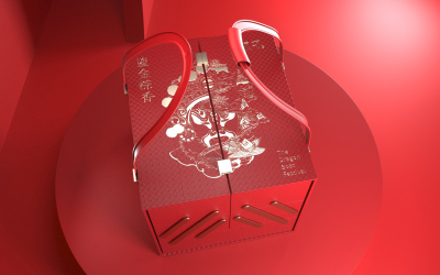 粽子手绘礼盒设计