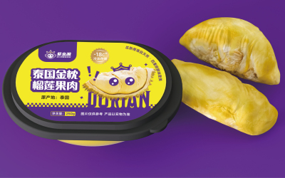 紫金猴丨泰國凍品榴蓮包裝設計