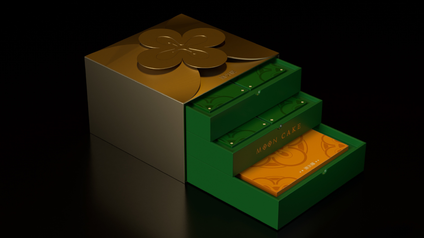 冰火樓2022年中秋月餅禮盒包裝設計圖8