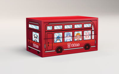 寶寶巴士春節禮盒包裝設計