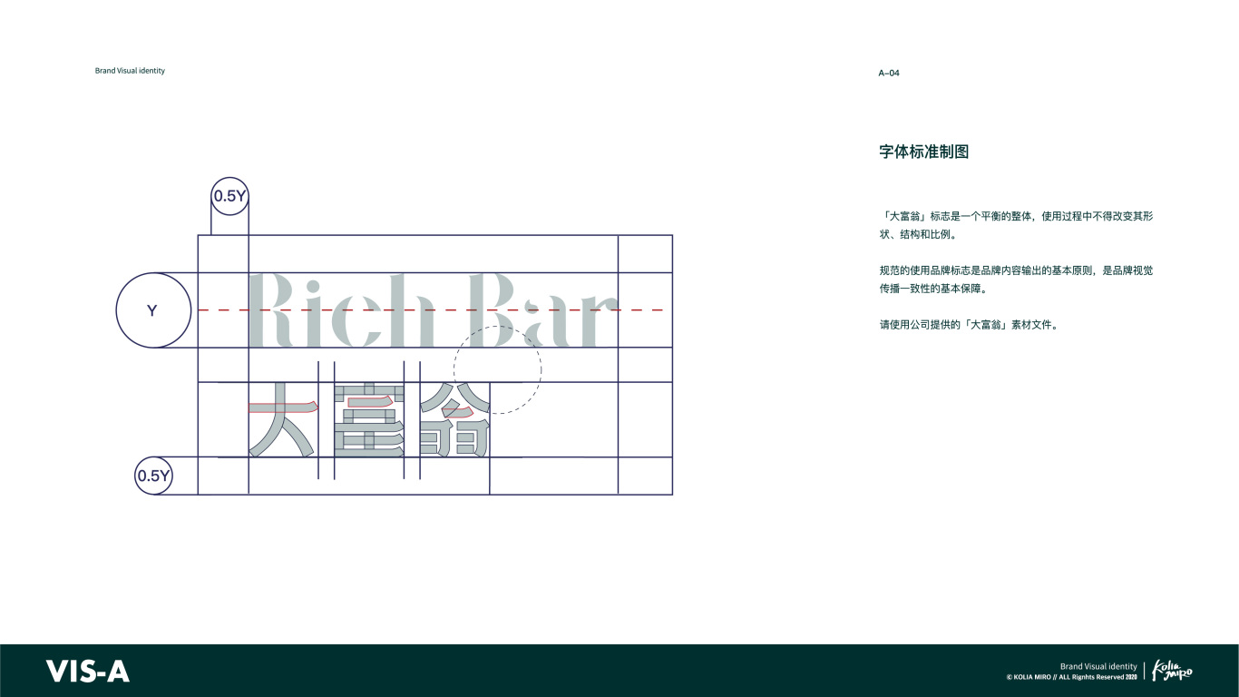 rich bar大富翁雞尾酒酒吧品牌vi設計圖4