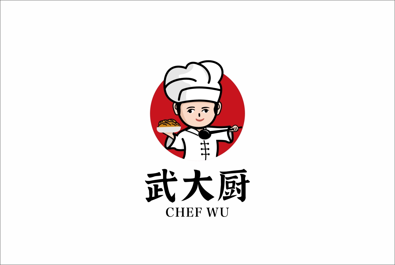 武大厨餐饮logo设计图0
