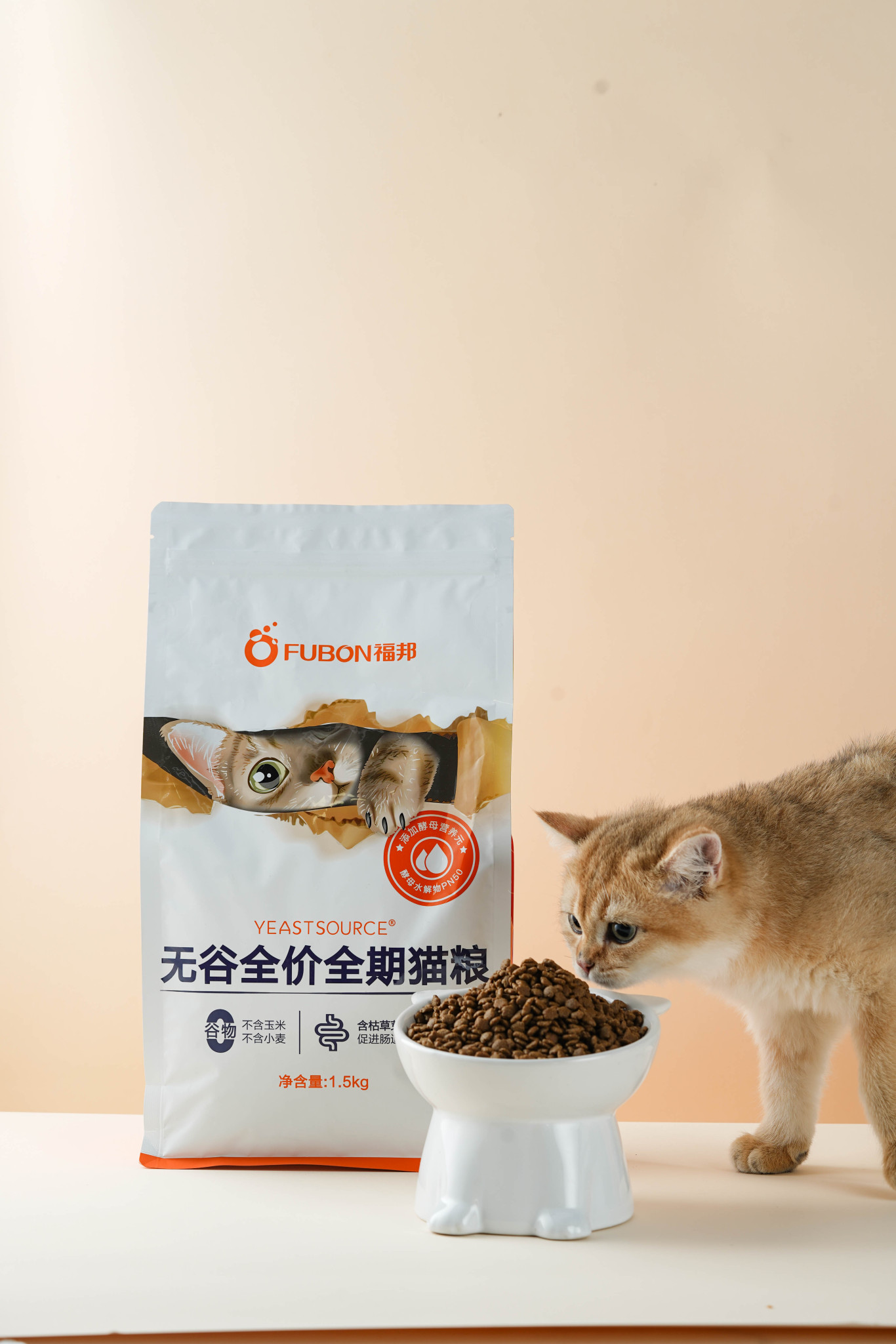 福邦宠物公司猫粮包装设计图1