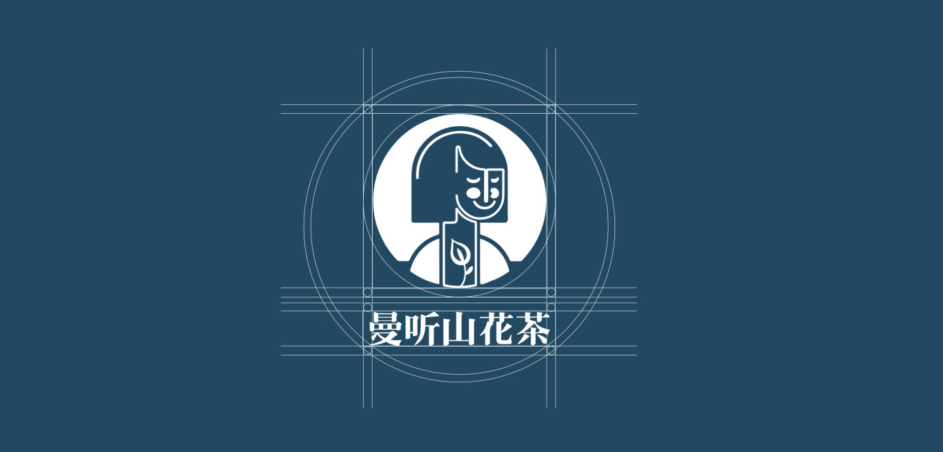 云南曼听山花茶logo标志vi设计图3