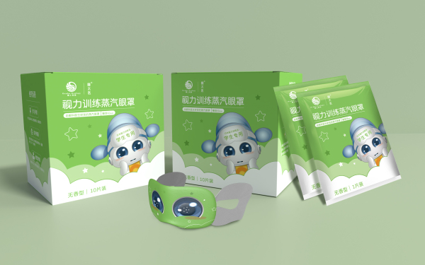 明上宮苑蒸汽眼罩包裝盒設計——兒童版