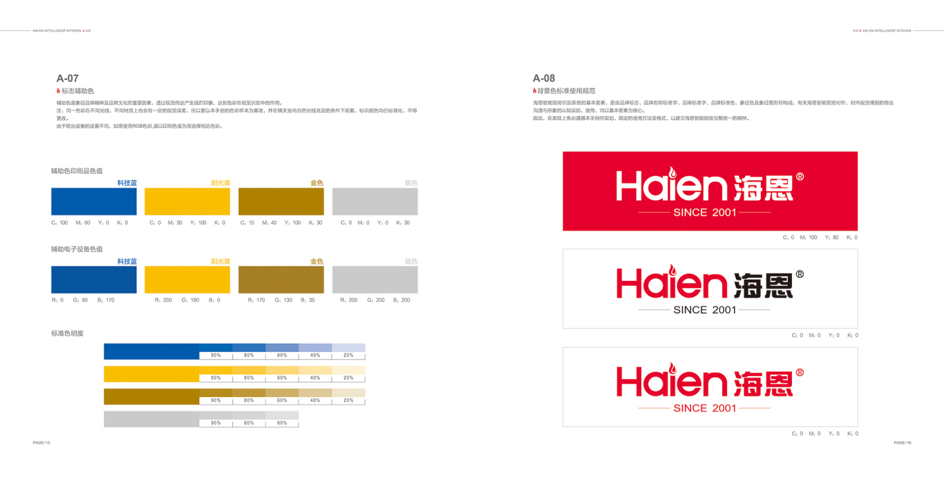宁波海恩厨具VIS手册设计图8