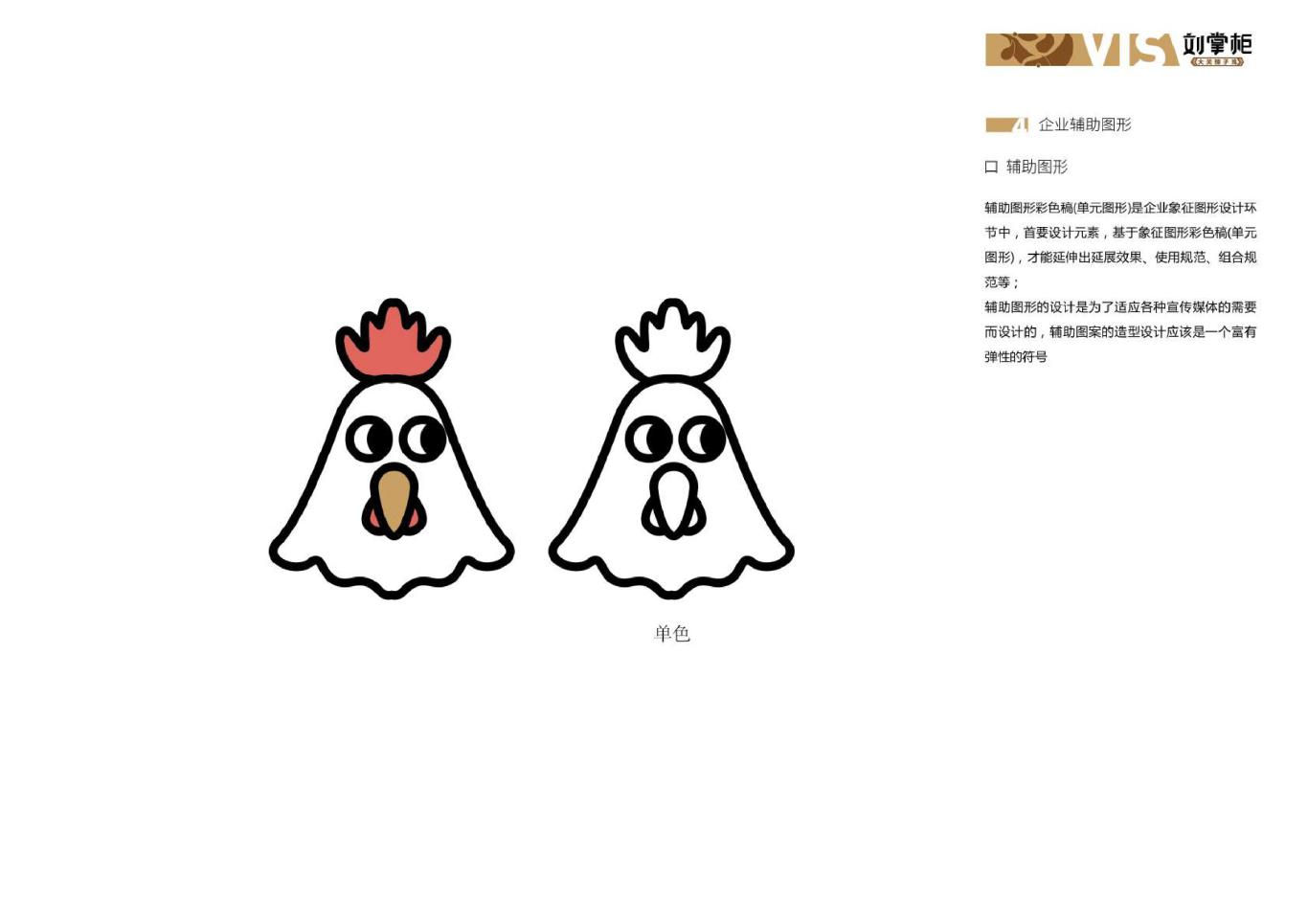 刘掌柜餐饮行业logo、vis系统设计图9