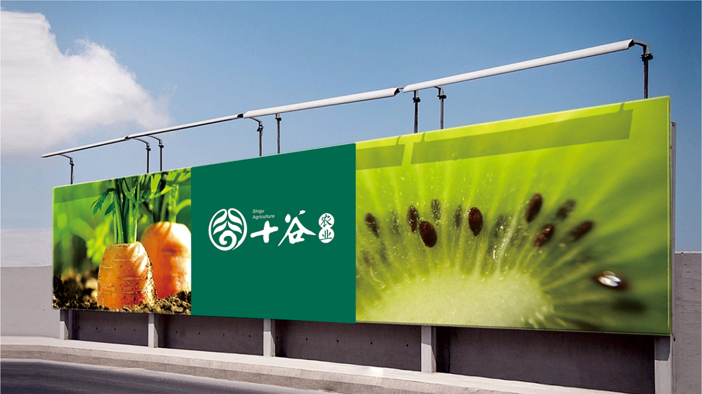logo设计/十谷农业图1