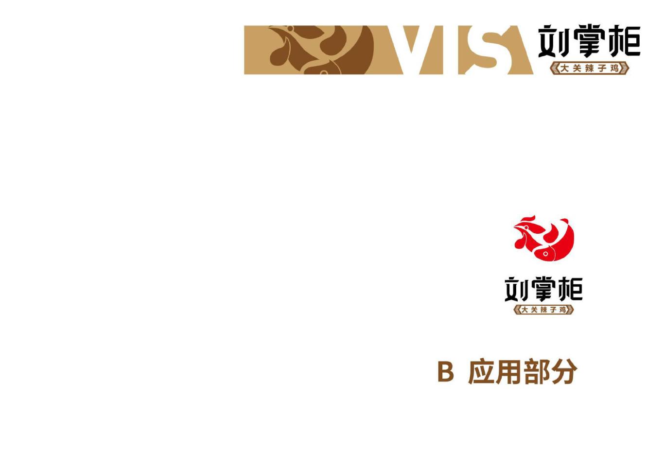 刘掌柜餐饮行业logo、vis系统设计图14