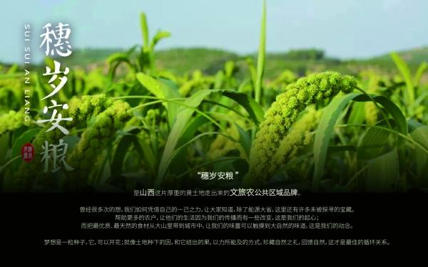 “穗岁安粮”农产品品牌logo设计及旗下小米、白酒包装设计