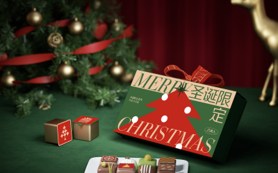 圣诞巧克力盲盒包装