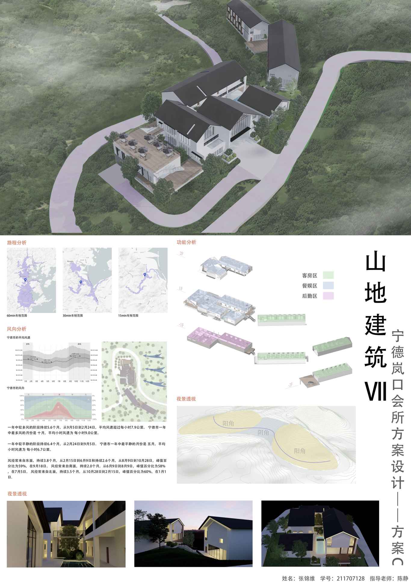 山地建筑-会所方案设计图6