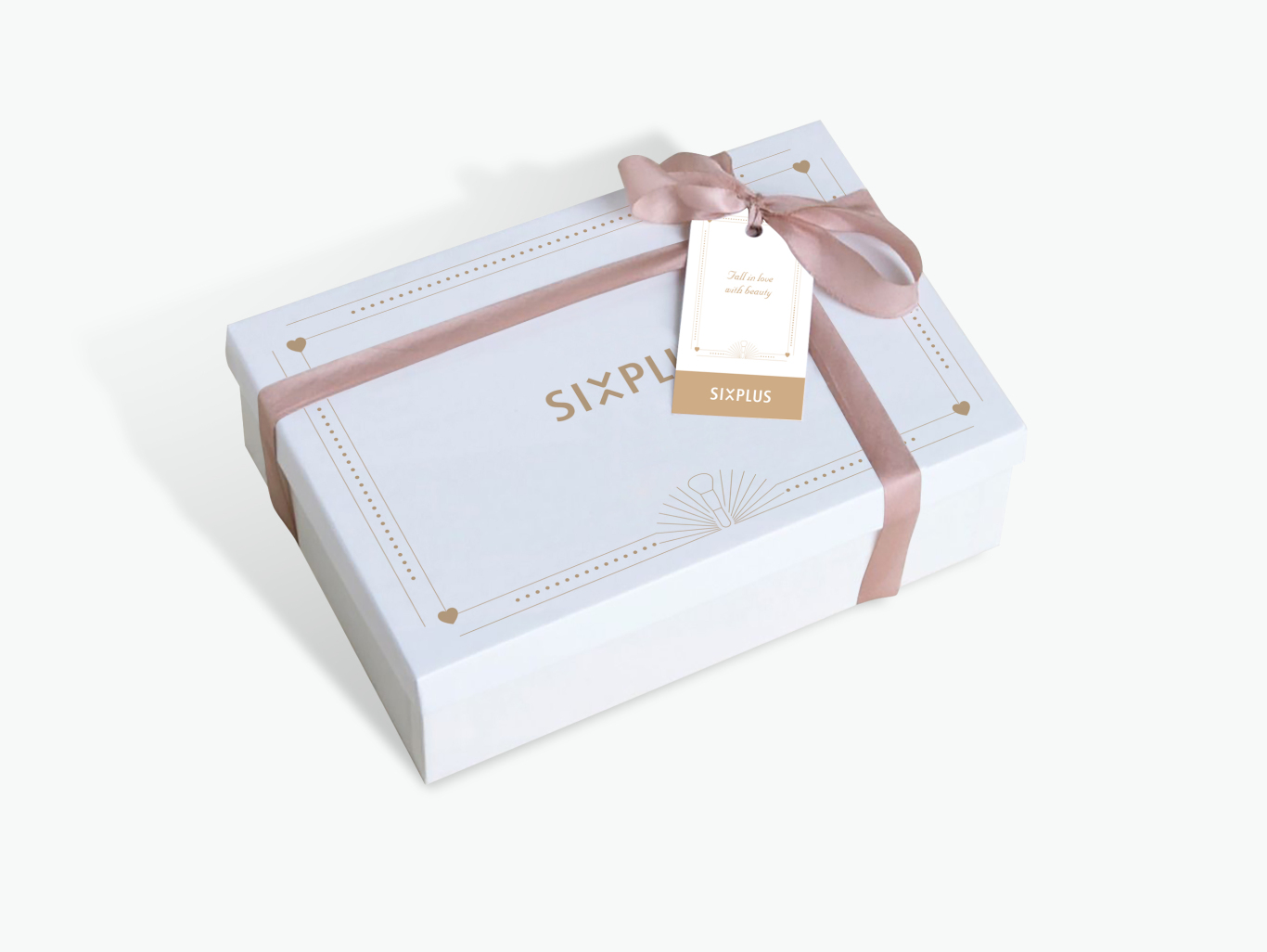 SIXPLUS 美妝產品禮盒包裝設計圖1