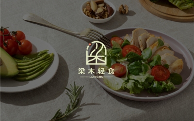 輕食logo設計