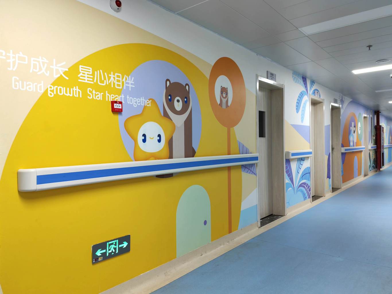 江西省妇幼保健院导视标识、环境文化设计案例-梅奥艺术设计图4