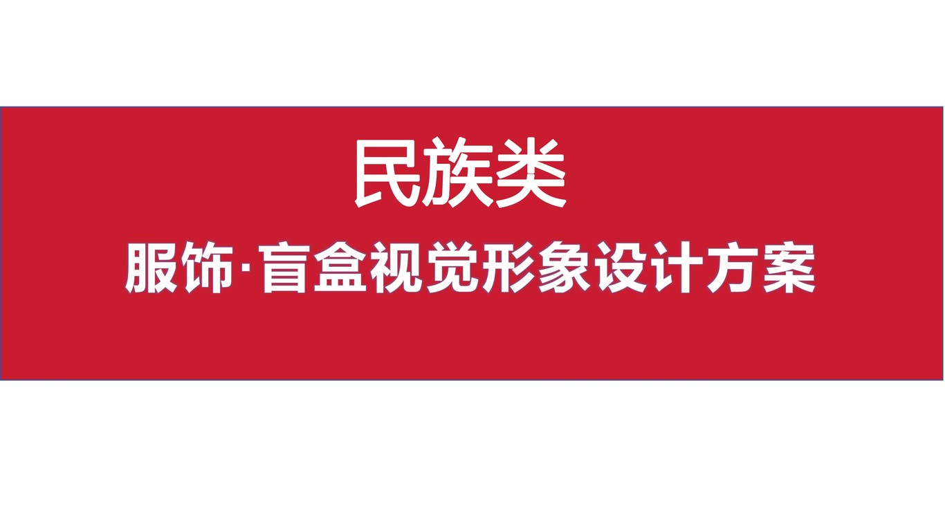 民族类服饰盲盒包装视觉形象设计方案图0