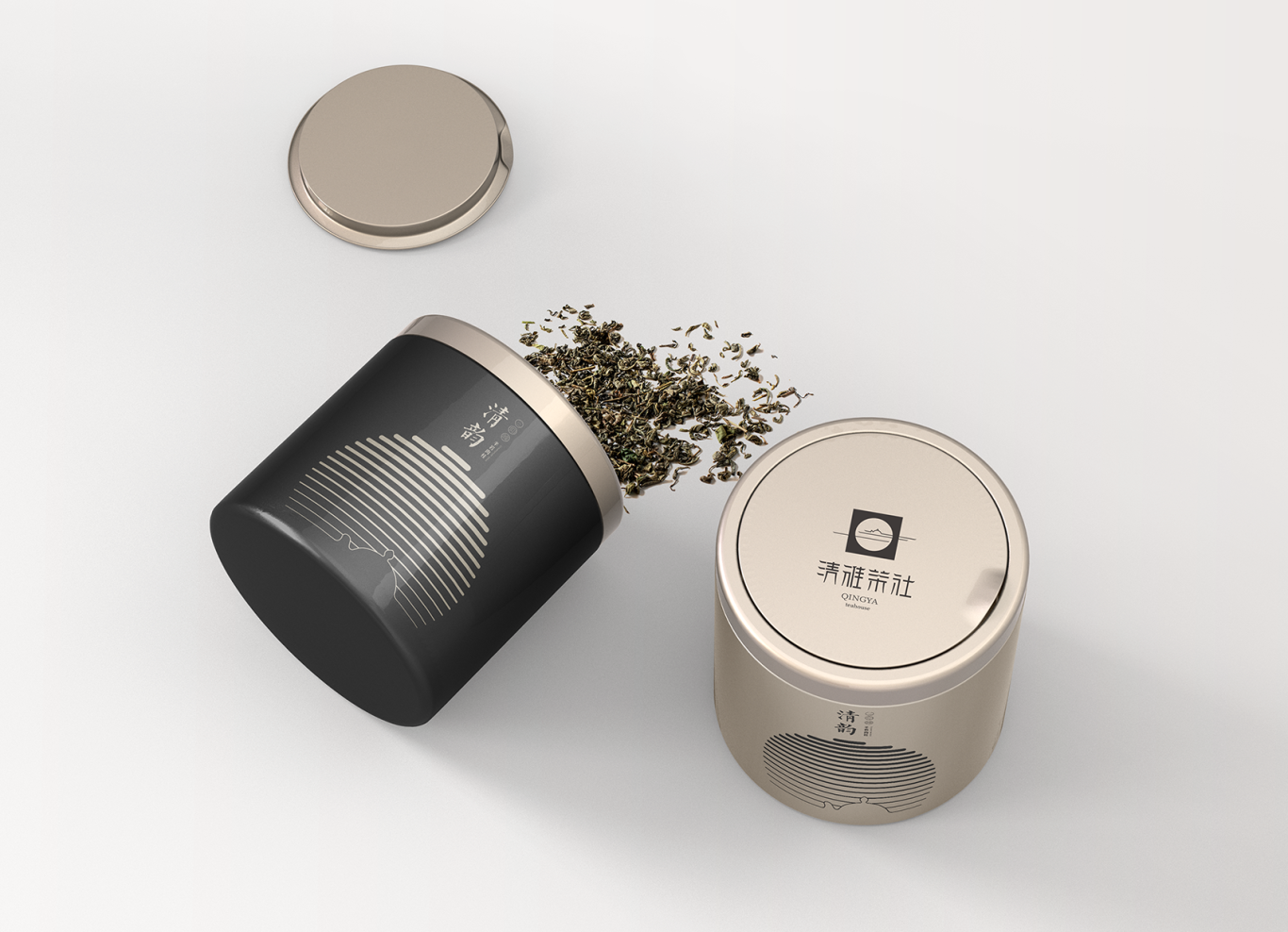 清雅茶社茶包装设计方案图3