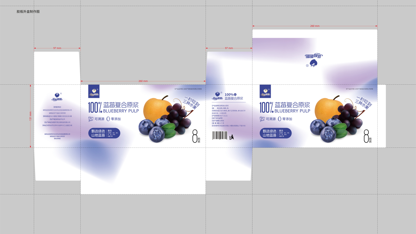 蓝莓复合原浆包装延展中标图0