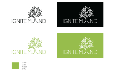 Ignite Mind培训机构 logo设计