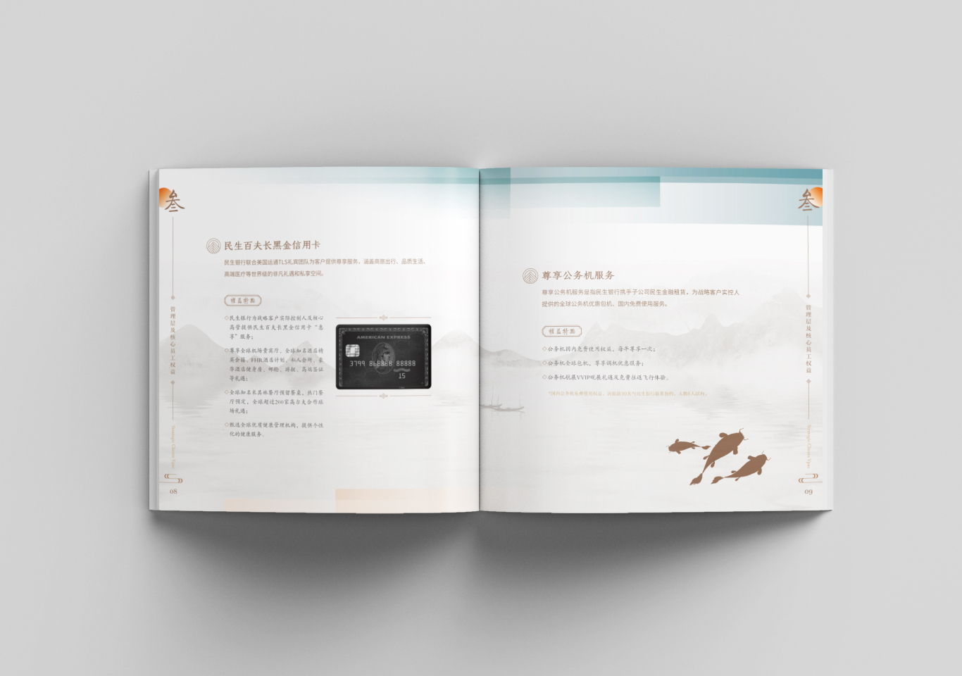 中国民生银行客户权益手册设计图7