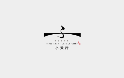 小天廚東北菜餐飲品牌logo+...
