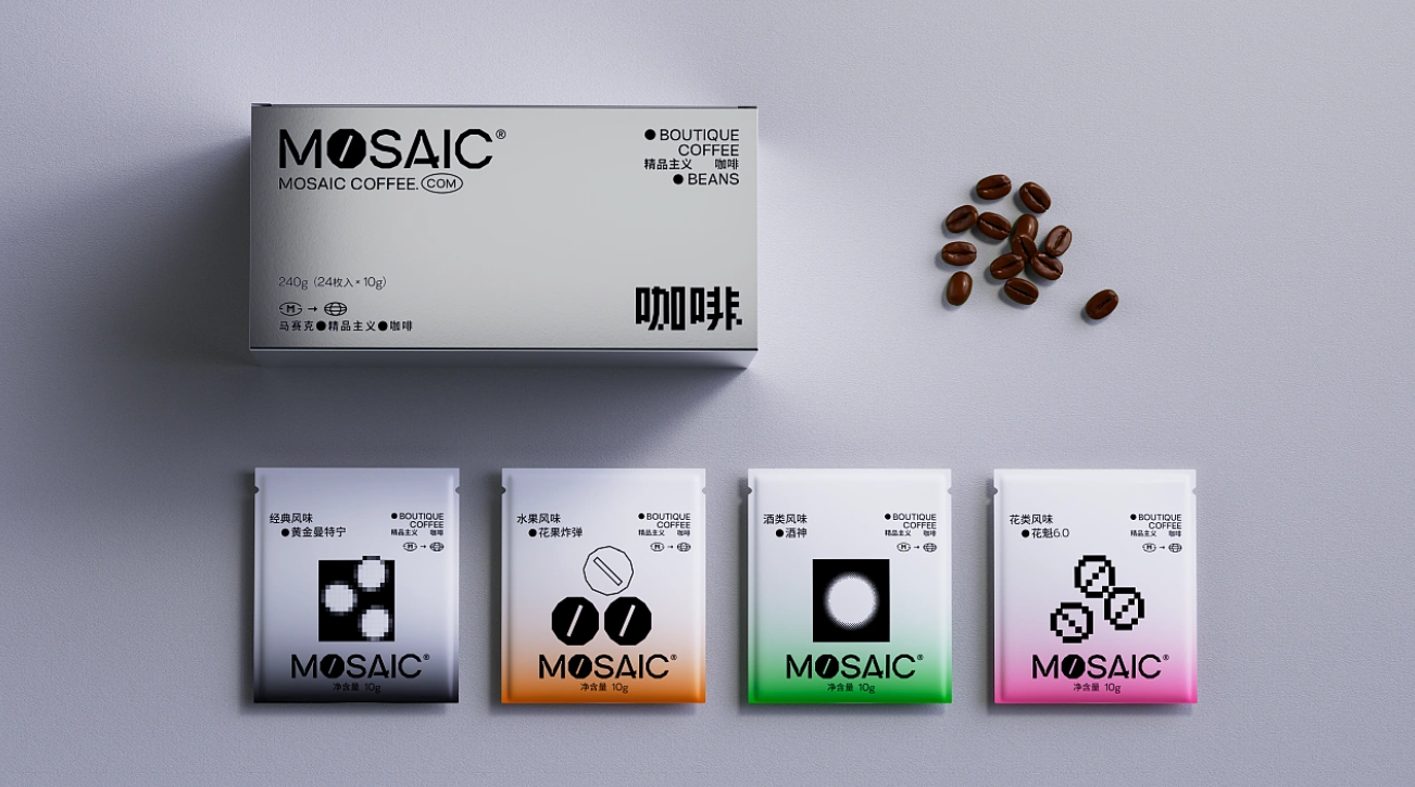 Mosaic咖啡品牌包裝設計全案圖9